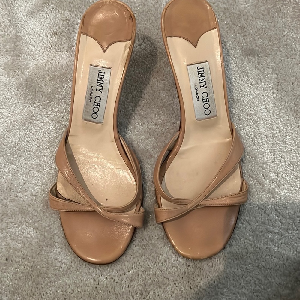 Jimmy choo thong kitten heel
